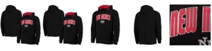 Colosseum Men's Black New Mexico Lobos Arch and Logo Pullover Hoodie